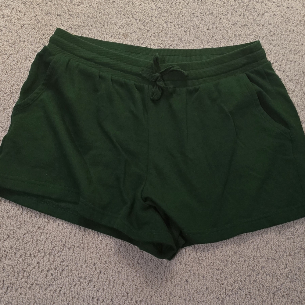 Colsie Deep Forest Green Athletic Shorts